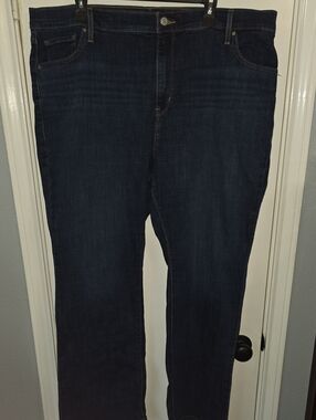 Levi's Women's Dark Indigo 725 High Rise Bootcut Jeans Sz 22W